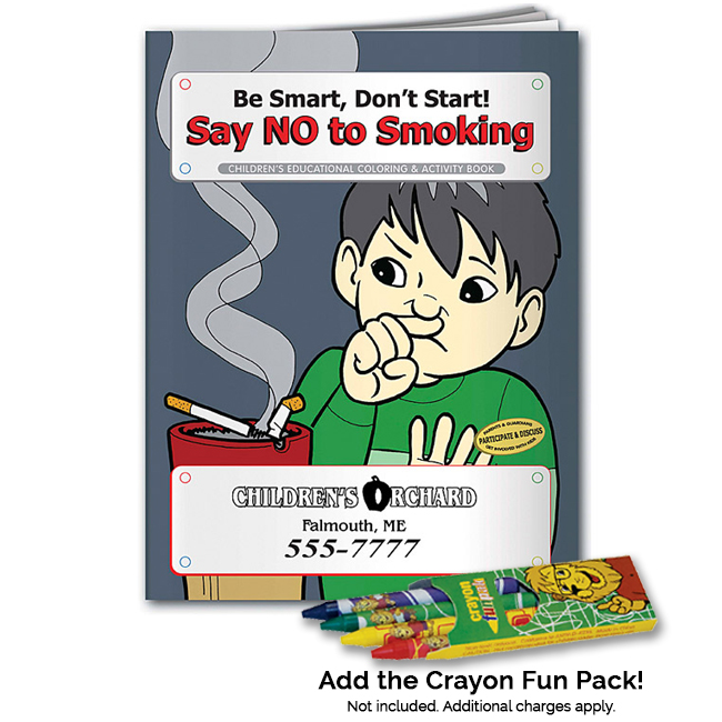 Promotional Say No to Smoking Coloring Book