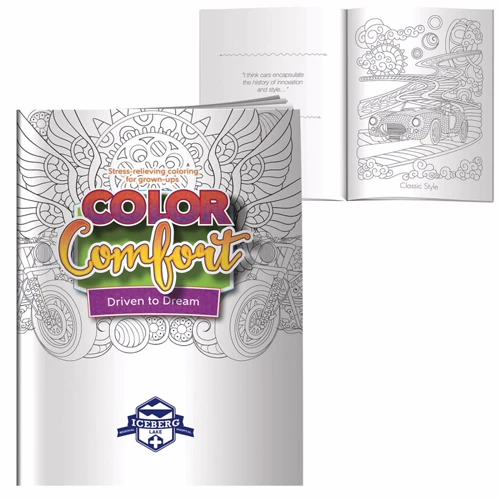 Promotional Adult Coloring Book - Driven To Dream (Car)