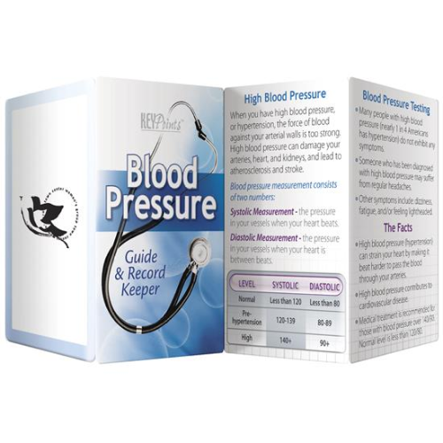 Promotional Blood Pressure Guide & Record Keeper