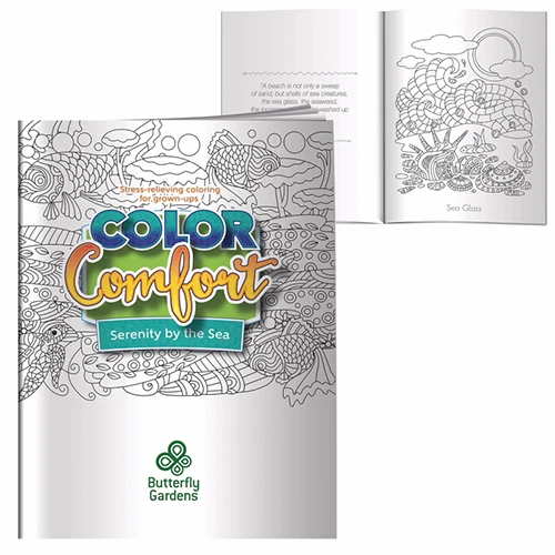 Adult Coloring Book - Serenity by the Sea 