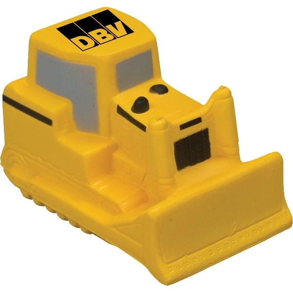 Promotional Bulldozer Stress Ball Reliever