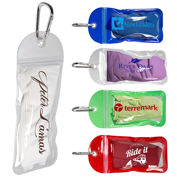 Cooling Towel in Water Resistant Pouch 