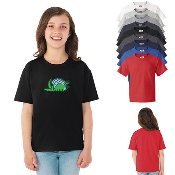 View Image 2 of Fruit of the Loom® HD Cotton Youth T-Shirt - Colors