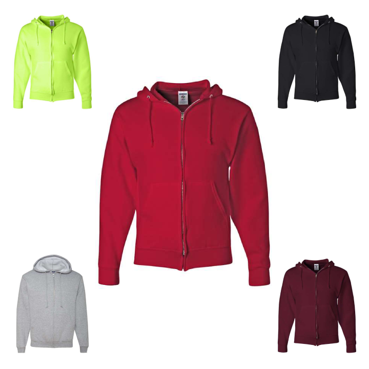 Promotional Jerzee Nublend Full-Zip Hooded Sweatshirt
