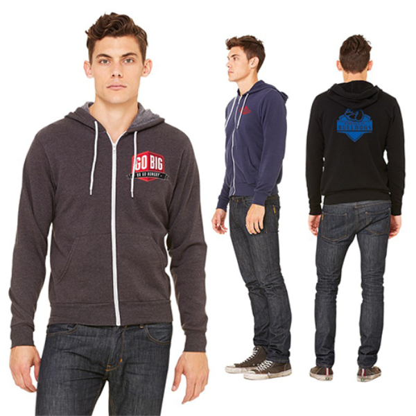 Promotional Bella+Canvas Sponge Fleece Full-Zip Hoodie