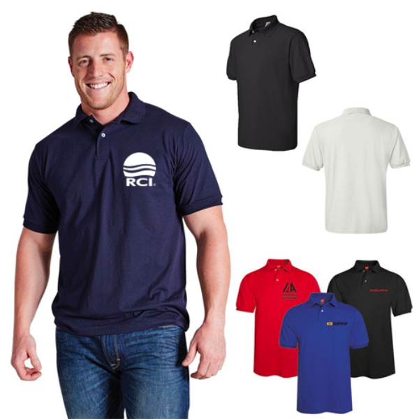 Promotional Hanes Comfortblend Jersey Sport Polo 