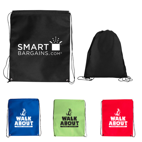 Promotional Jumbo Non-Woven Drawstring Cinch Up Backpack 