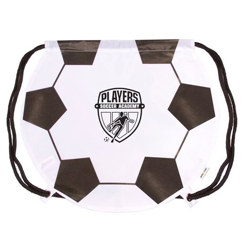 Promotional Gametime!® Soccer Drawstring Backpack 