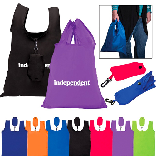 Polyester Folding Grocery Tote 