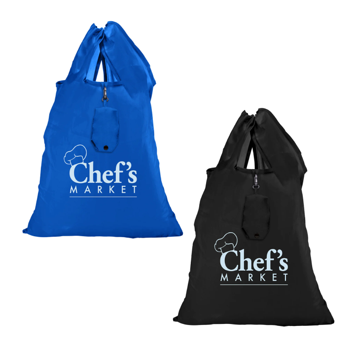 Promotional Polyester Folding Grocery Tote 