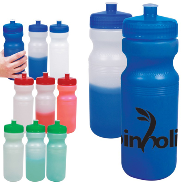 Promotional Color Changing Water Bottle - 24oz.