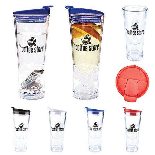 Promotional Double Wall Chill Cup - 14oz.