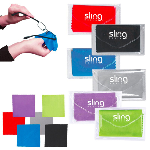 Microfiber Cleaner Cloth in Pouch  