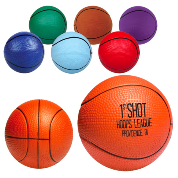 Promotional Basketball Stress Reliever 