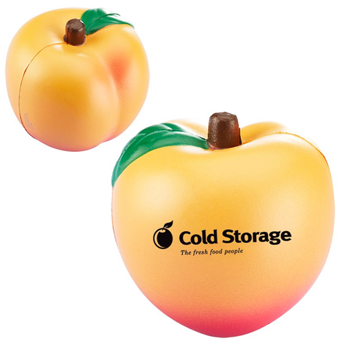 Promotional Peach Stress Reliever 