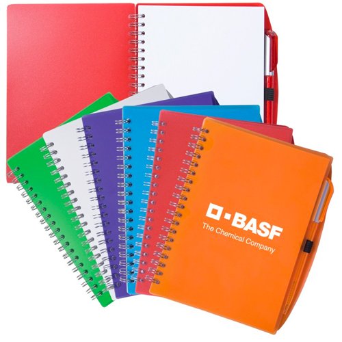 Promotional Spiral Notebook with Pen