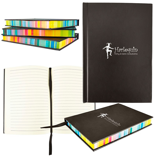Multi Color Edge Notebook - 4" x 5" | Notebooks | 2.04 Ea
