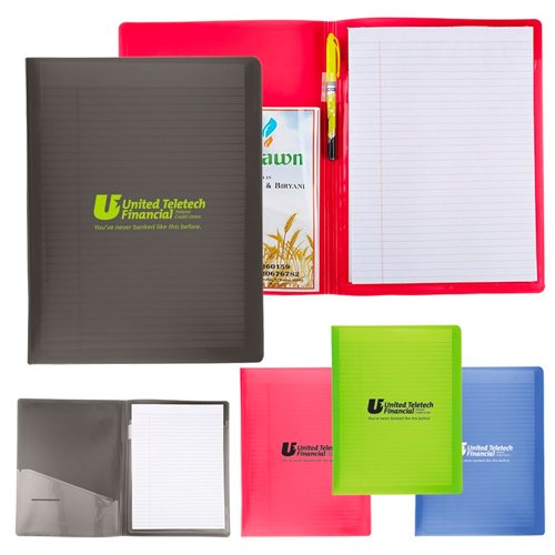 Promotional Poly Folder w/ Writing Pad