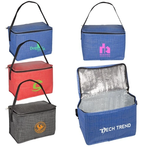 Promotional 6 Pack Tonal Non-Woven Cooler