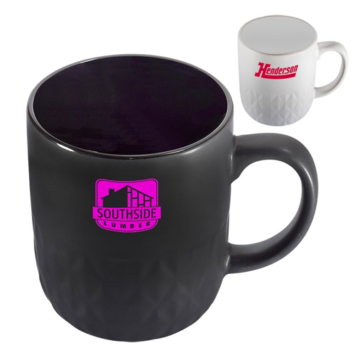 Promotional Textured Ceramic mug - 16oz.