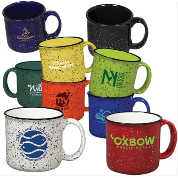 Promotional Campfire Ceramic Mug - 15oz.