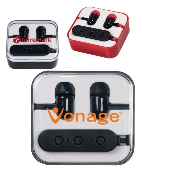Promotional Wireless Bluetooth® Earbuds in Case  