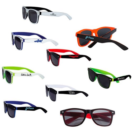 Promotional Two-Tone Glossy Sunglasses 