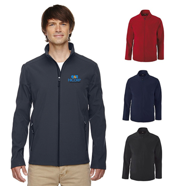 View Image 2 of Core 365® Men's Cruise Two-Layer Fleece Shell Jacket 