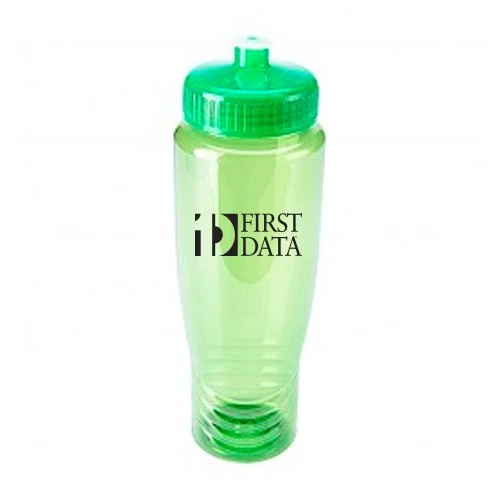 Promotional Green Polyclean Auto Bottle - 28oz.