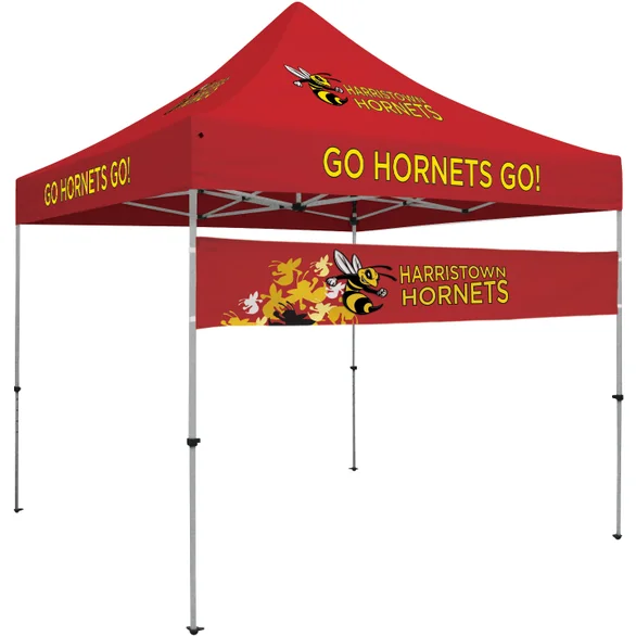 Promotional 10' Tent Quarter Wall (Dye Sublimated, Double-Sided)