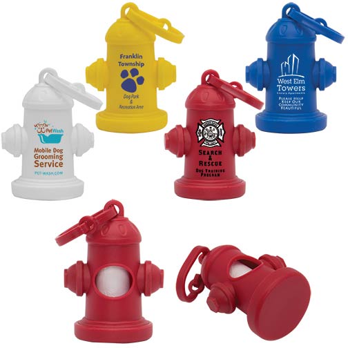 Promotional Fire Hydrant Pet Waste Bag Dispenser