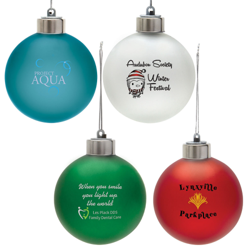 Promotional Light-Up Shatter Resistant Ornament