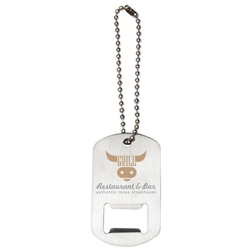 Promotional Dog Tag Bottle Opener