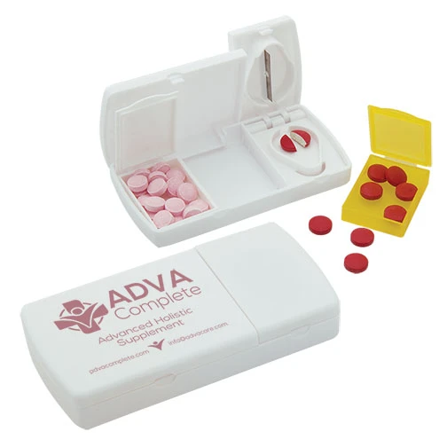 Promotional Pill Cutter Removable Pillboxes