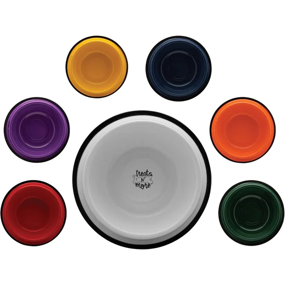 Promotional Non-Skid Stainless Steel Pet Bowl 