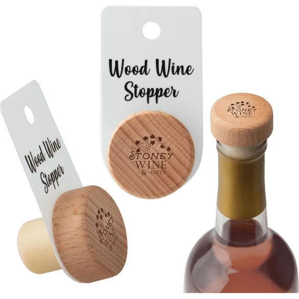 Promotional Wood Wine Stopper
