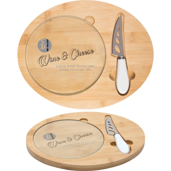 Promotional Three Piece Cheese Board Set