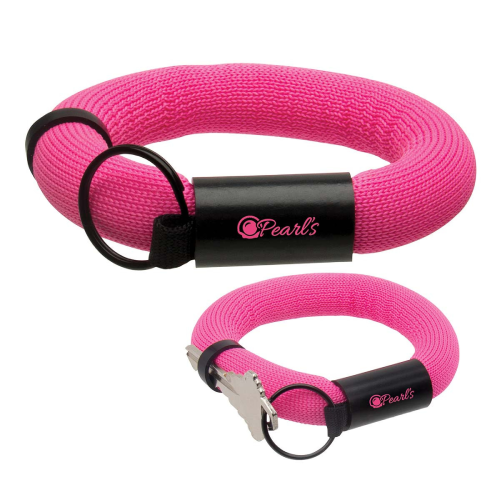 Promotional Pink Floating Wrist Strap Key Holder