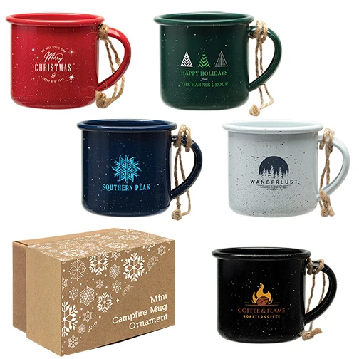 Promotional Mini Campfire Mug Ornament