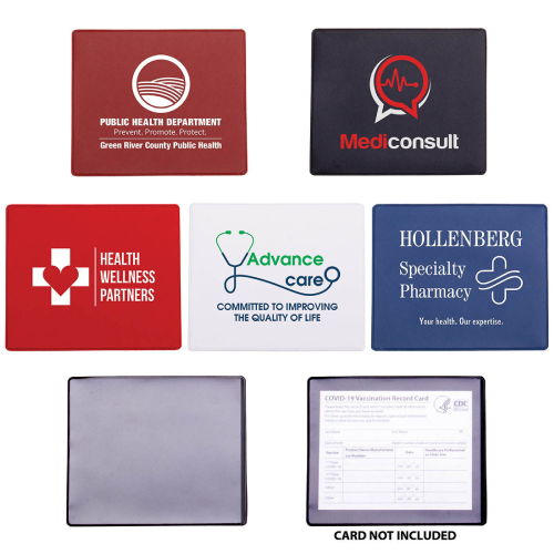 Promotional COVID-19 Vaccination Card Holder