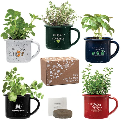 Promotional Mini Campfire Mug Blossom Kit