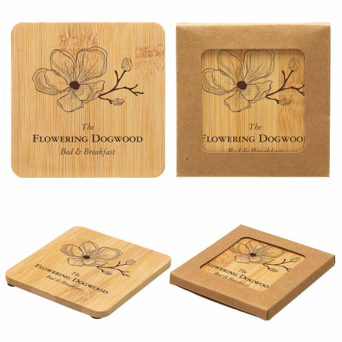 Promotional Renewable Bamboo Coaster