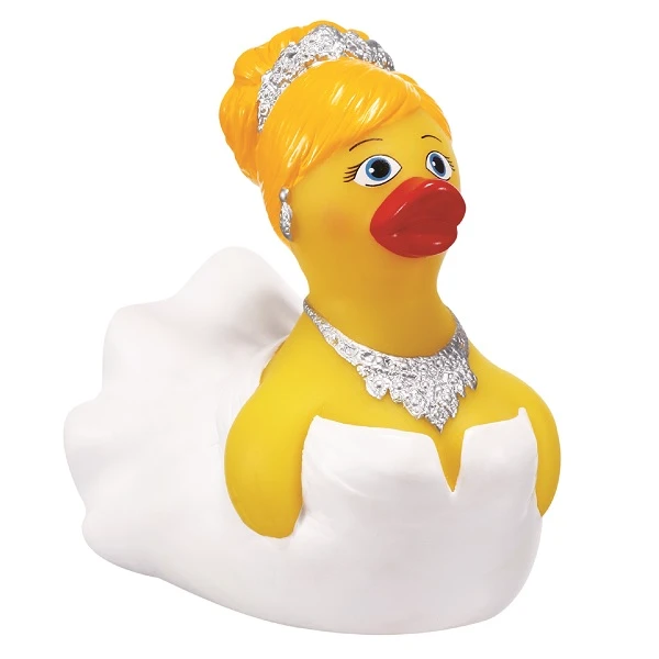 Promotional Rubber Blushing Bride Duck© Toy