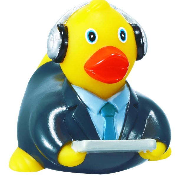 Promotional Rubber Computer Tech Duck