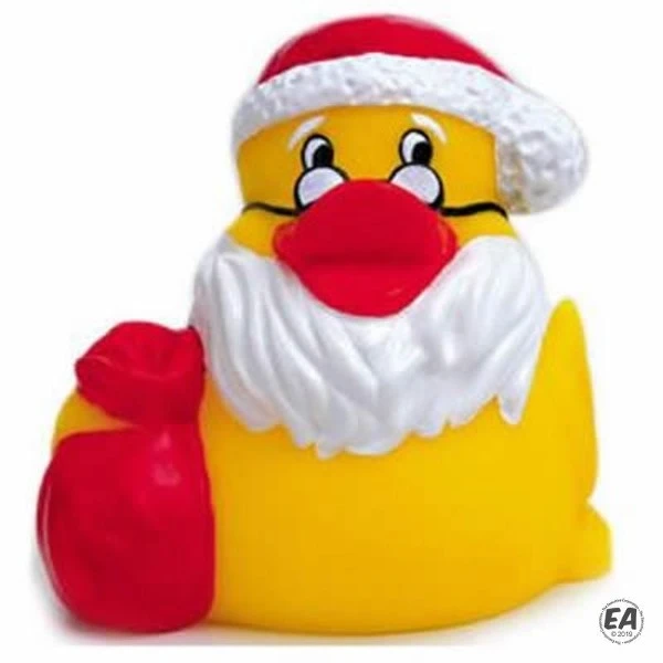 Promotional Rubber Santa Claus Duck