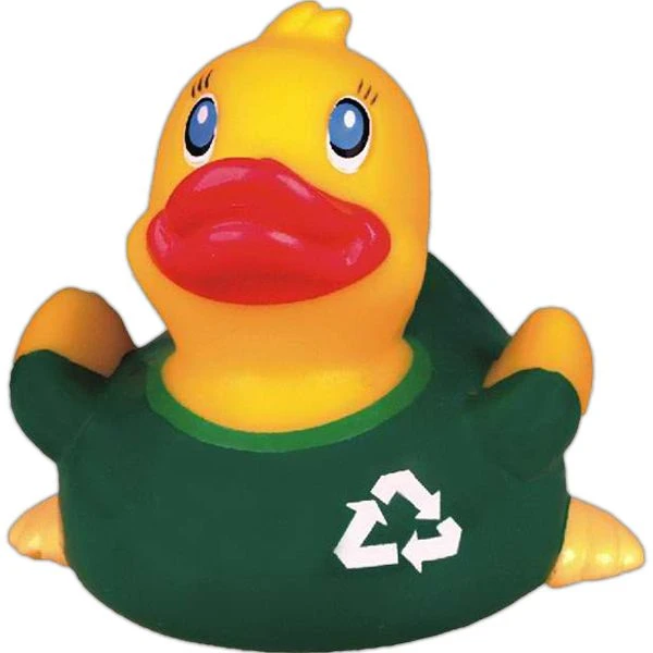 Promotional  Rubber “Go Green” Duck