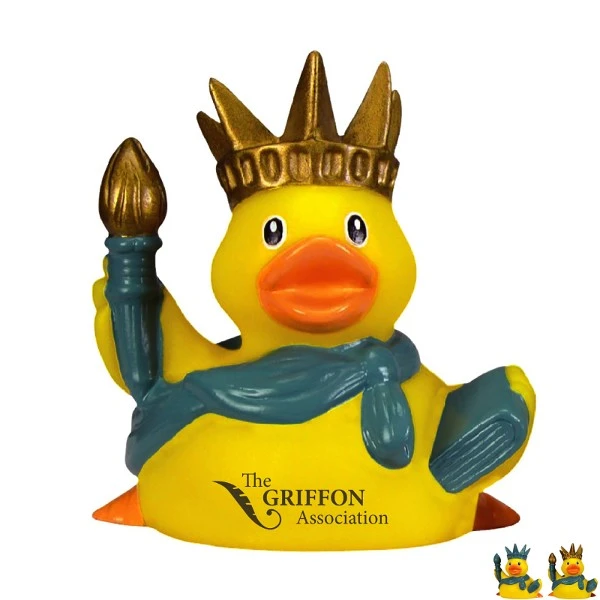 Promotional Rubber Lady Liberty Duck