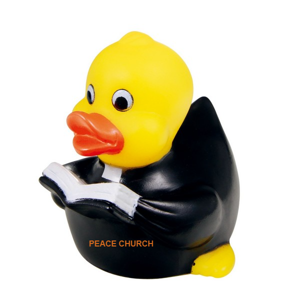 Promotional  Rubber Priest Duck