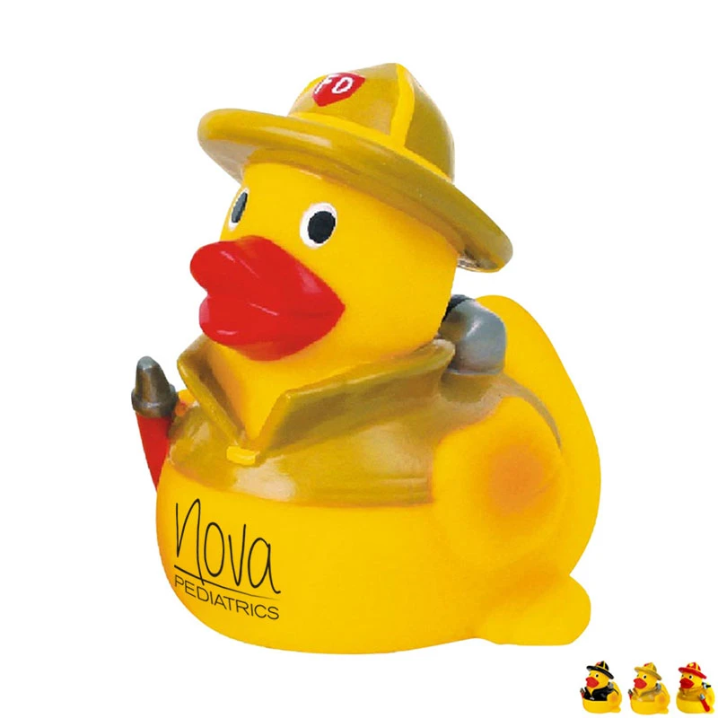 Promotional  Rubber Fire Fighter Duck
