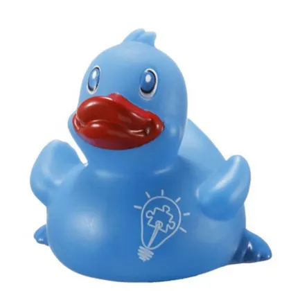 Promotional Rubber Autism Awareness Duck